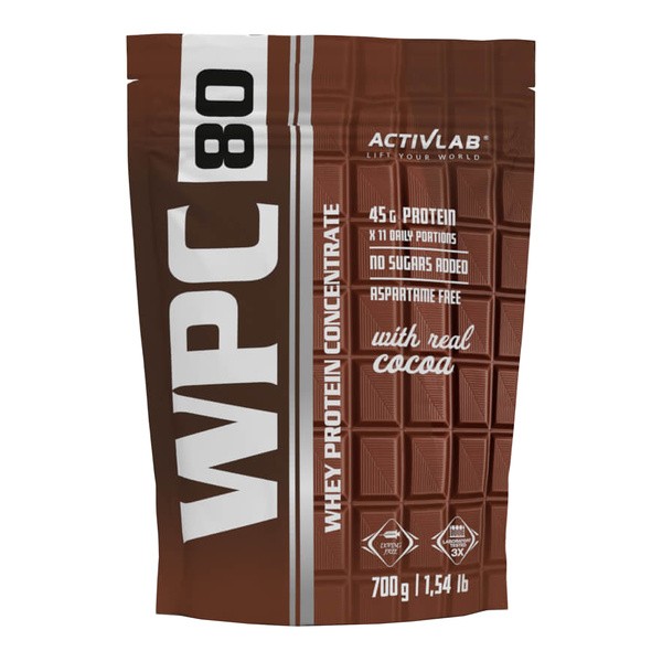 WPC 80 Standard, smak czekolada mleczna, proszek, 700 g