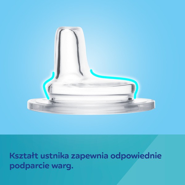 Canpol Easy Start, kubek treningowy, Exotic Animals, niebieski, 120 ml