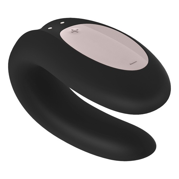 Satisfyer, Double Joy Connect App, czarny, 1 szt.