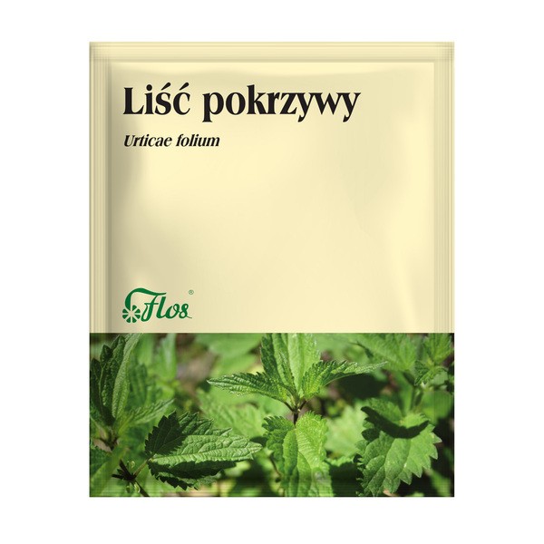 Liść pokrzywy, zioło pojedyncze, 50 g (Flos)