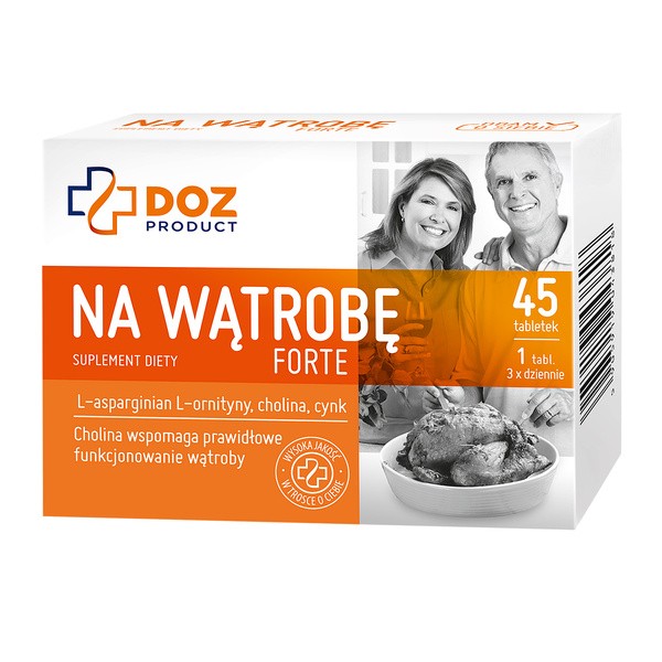DOZ PRODUCT Na wątrobę FORTE, tabletki, 45 szt.