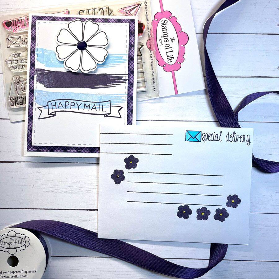 Card & Envelope Clear Stamp Set 2
