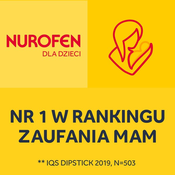 Nurofen dla dzieci, 125 mg, czopki, 10 szt.