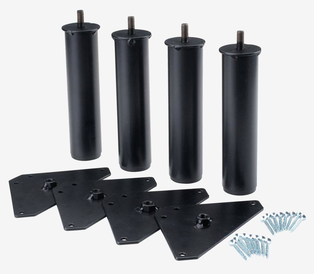 LIFJORDEN Sengeben Ø3,5xH15cm LIFJORDEN sort 4 stk/pk