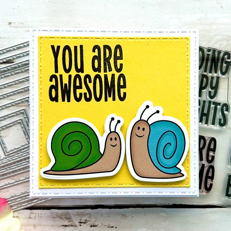 Bold Inspirations Clear Stamp Set 8 Stamps