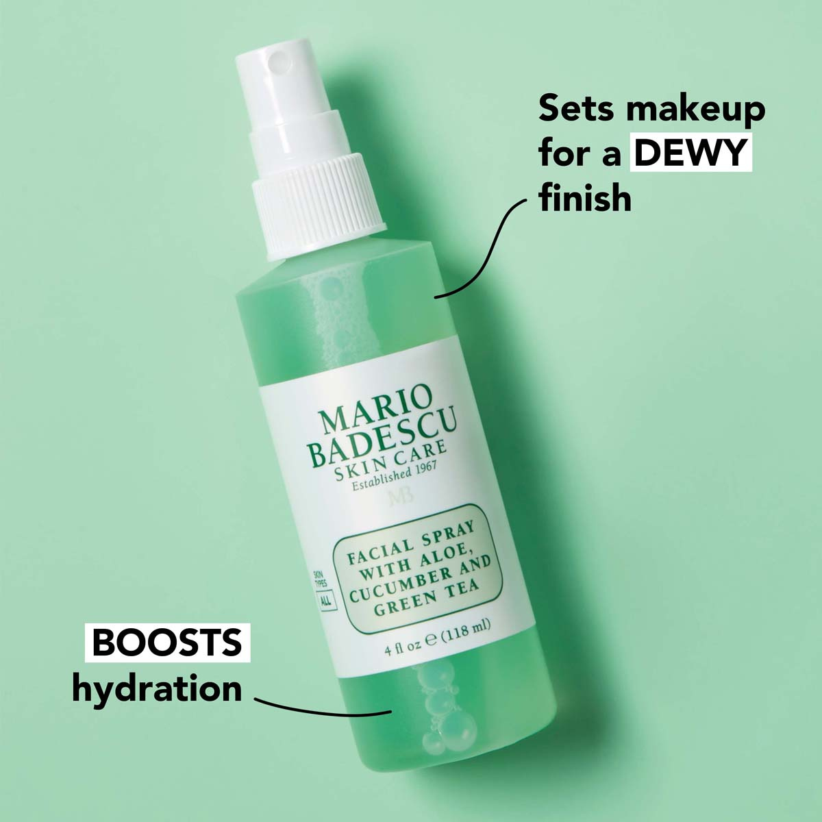 Mario Badescu Facial Spray Aloe, Cucumber & Green Tea (118ml)