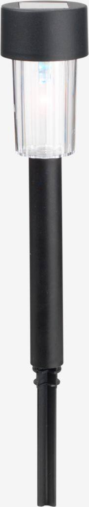 JAKTFALK JAKTFALK solcellelampe Ø6xH36cm sort