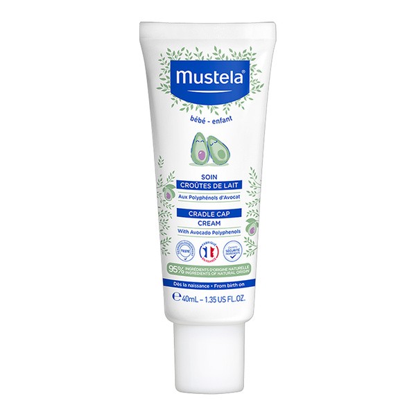 Mustela Bebe-Enfant, krem na ciemieniuchę od dnia narodzin, 40 ml