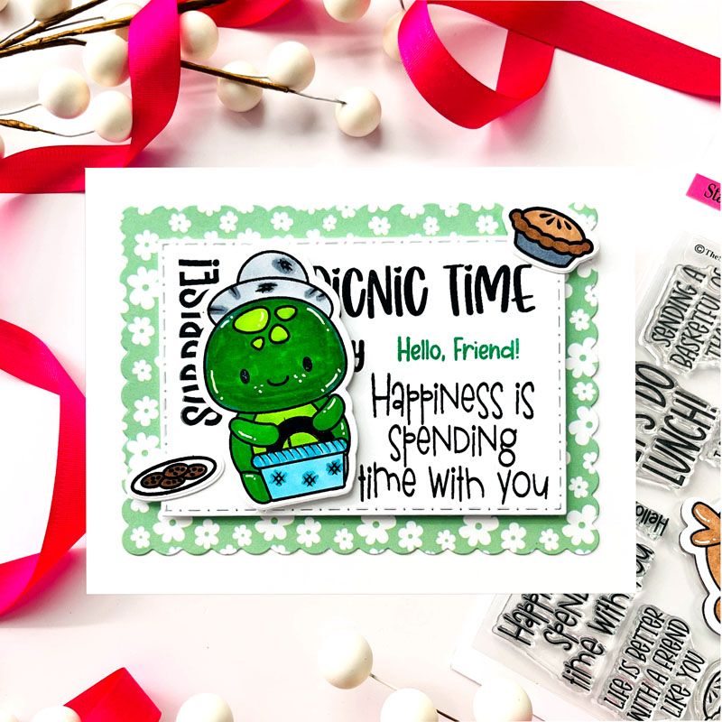 Picnic Time Clear Stamp Set 11 Stamps