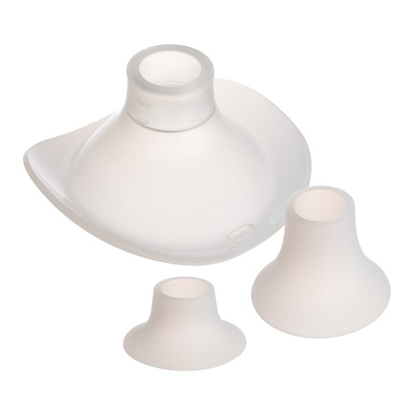 Canpol Babies, zapasowe lejki silikonowe do laktatora muszlowego Hands-Free, 3 szt.