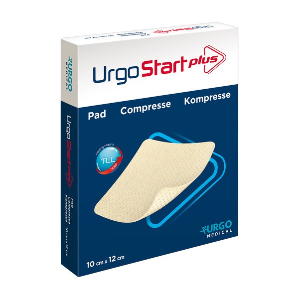 UrgoStart Plus Pad, opatrunek, 10 cm x 12 cm, 1 szt. (z opakowania 10 szt.)