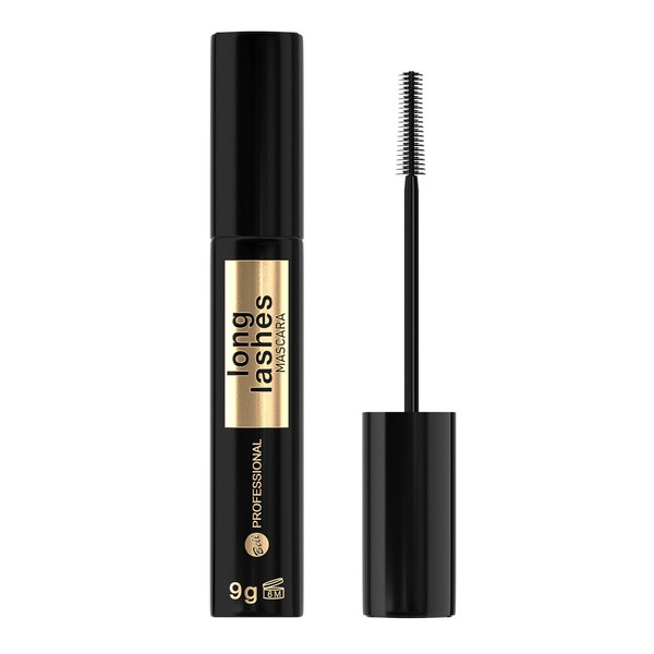Bell Professional Long Lashes Mascara 001, wydłużający tusz do rzęs, 9 g