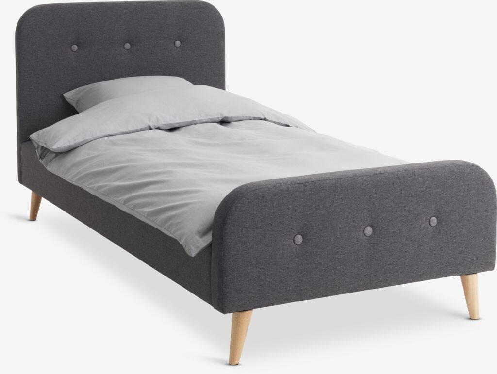 KONGSBERG KONGSBERG sengestel 90x200 cm gråt stof
