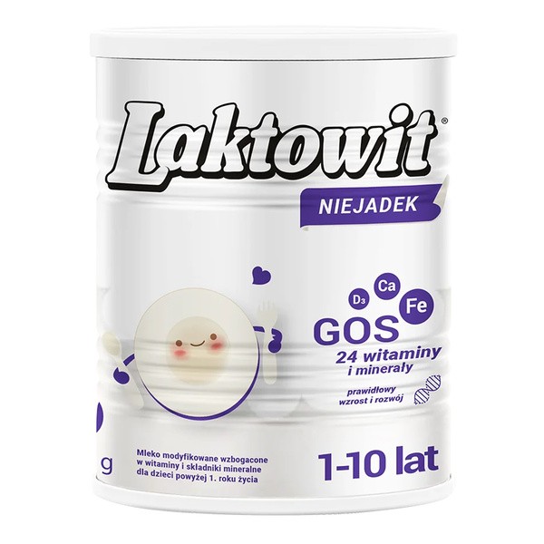 Laktowit Niejadek, produkt na bazie mleka dla dzieci powyżej 1. roku życia, 400 g