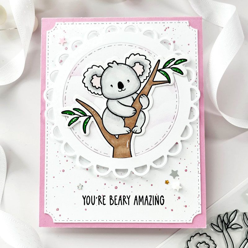 More Koala Kuties Clear Stamps Set of 9