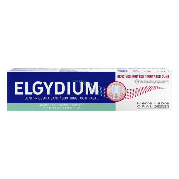 Elgydium, pasta do zębów na podrażnione dziąsła, 75 ml