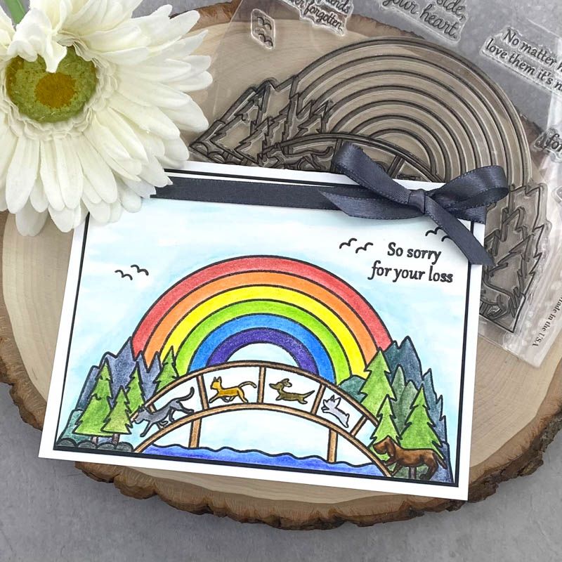 rainbowbridge2stamp Clear Stamp Set