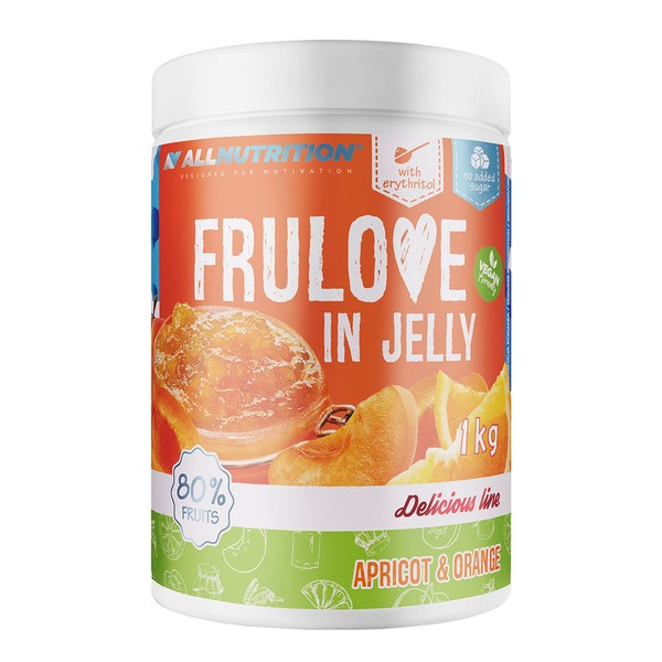 Allnutrition Frulove In Jelly Apricot & Orange, frużelina morele i pomarańcze, 1000 g
