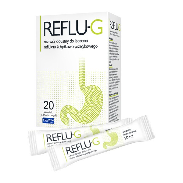 Reflu-G, roztwór doustny, saszetki, 20 szt.