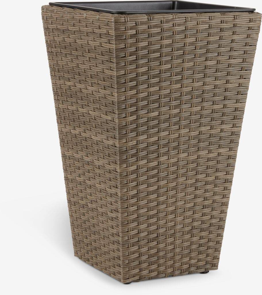 BLOMMOR BLOMMOR urtepottekurv B31xD31xH50 naturlig farve