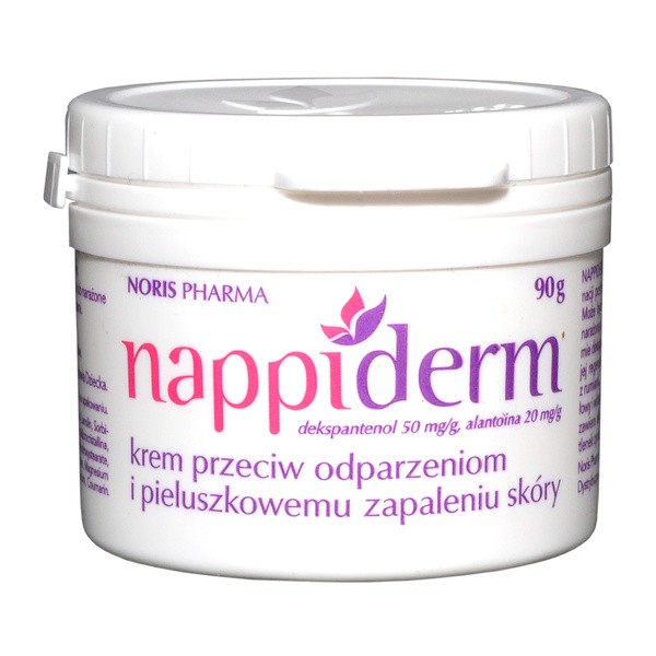 Nappiderm, krem, przeciw odparzeniom, 90 g