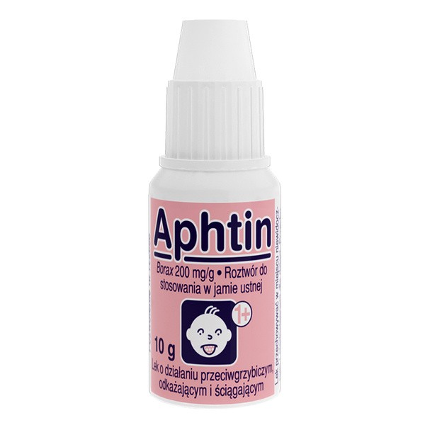 Aphtin, 200 mg/g, płyn do stosowania w jamie ustnej, 10 g