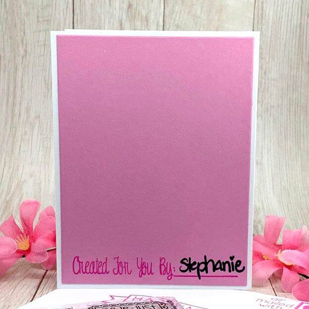 Card & Envelope Clear Stamp Set 1