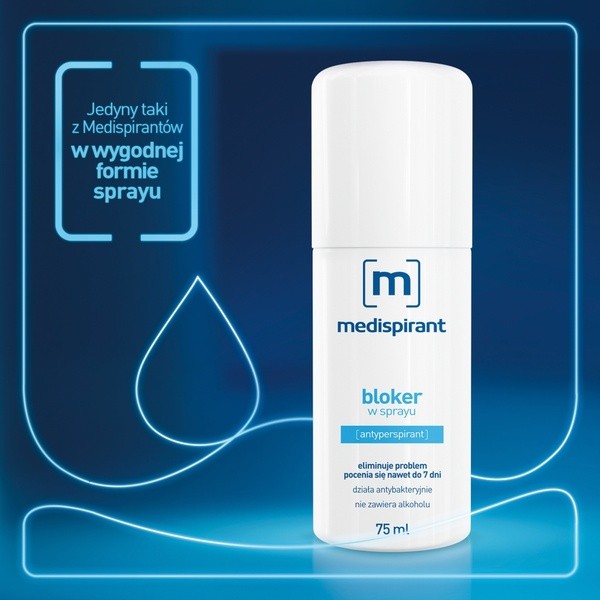 Medispirant, bloker w sprayu, 75 ml