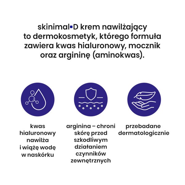 Skinimal D, krem nawilżający, 50 ml