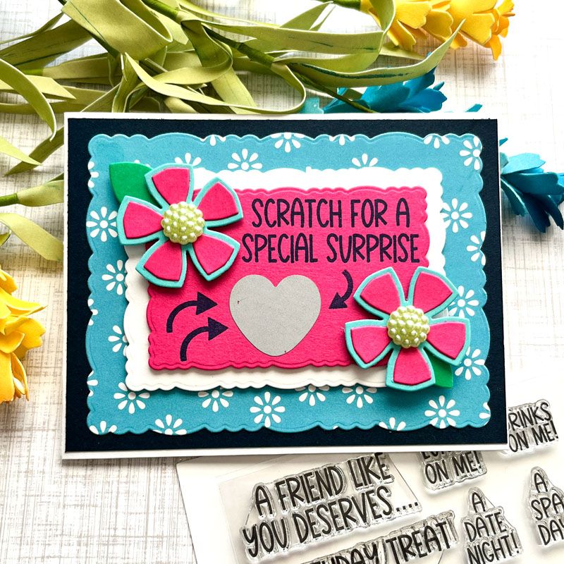 Scratch Reveal 2 Clear Stamp Set