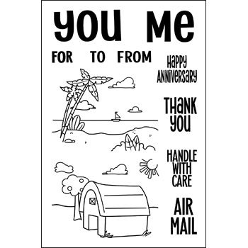 morepostage2stamp Clear Stamp Set