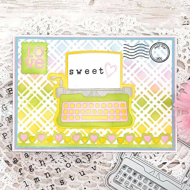 alphabet4typewriter Clear Stamp Set
