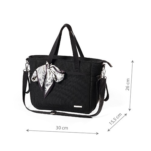 BabyOno, torba dla mamy/do wózka Carmen, czarna, 1 szt.