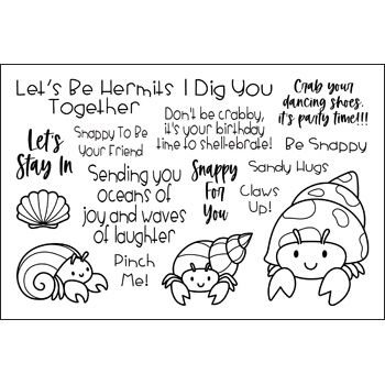 Hermit Crabs 2 Clear Stamp Set