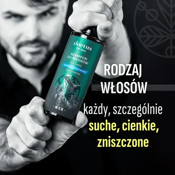 Duetus For Men, szampon nawilżający do włosów, 300 ml