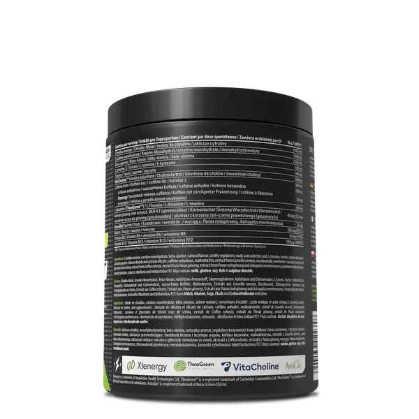 Skill Nutrition Pre-Workout, proszek, smak green apple, 400 g