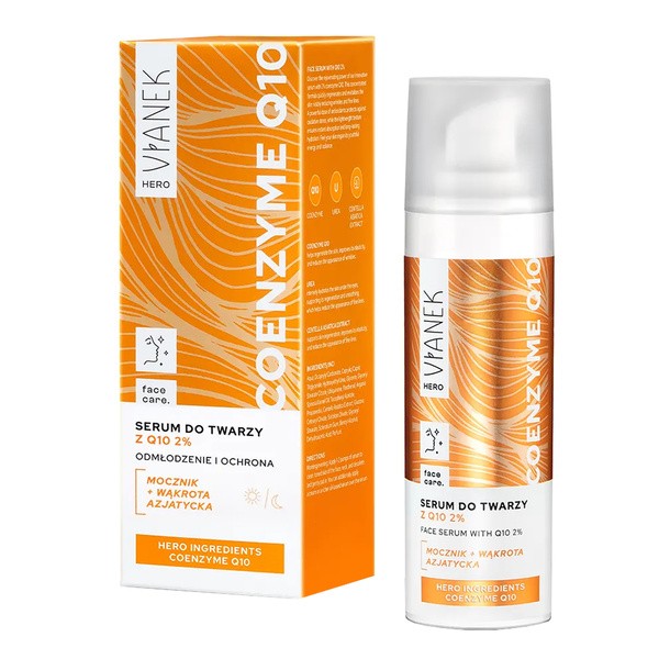 Vianek Hero, serum do twarzy z koenzymem Q10, 30 ml