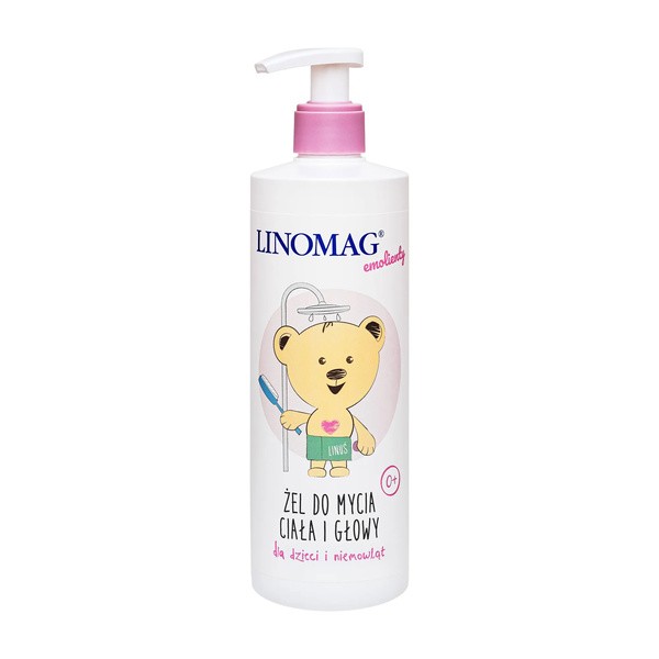 Linomag, żel do mycia ciała i głowy dla dzieci i niemowląt, 200 ml