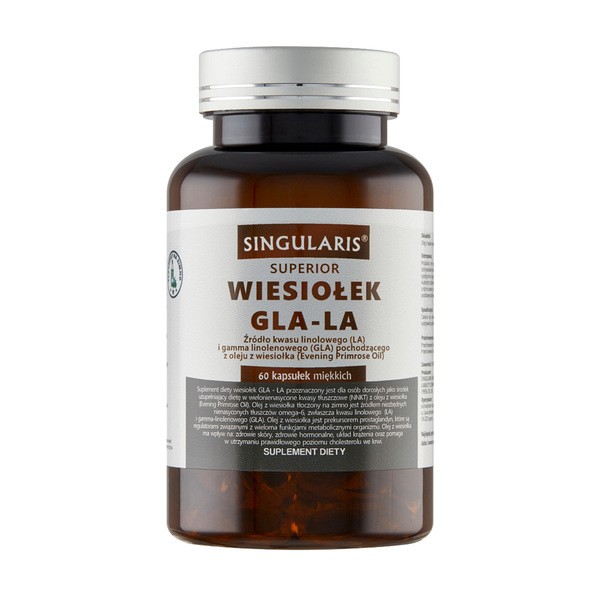 Singularis Wiesiołek GLA-LA, 1000 mg, kapsułki miękkie, 60 szt.