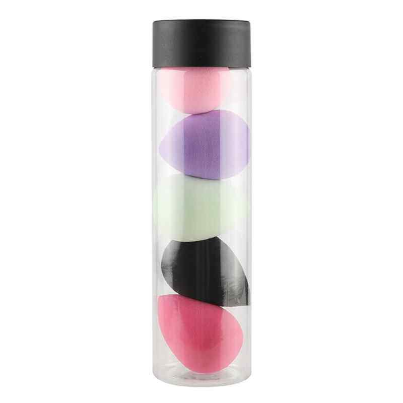 Conjunto de esponjas de maquiagem multifuncionais para aplicação de base, creme e pó. Ideal para cosméticos líquidos, cremosos e em pó.