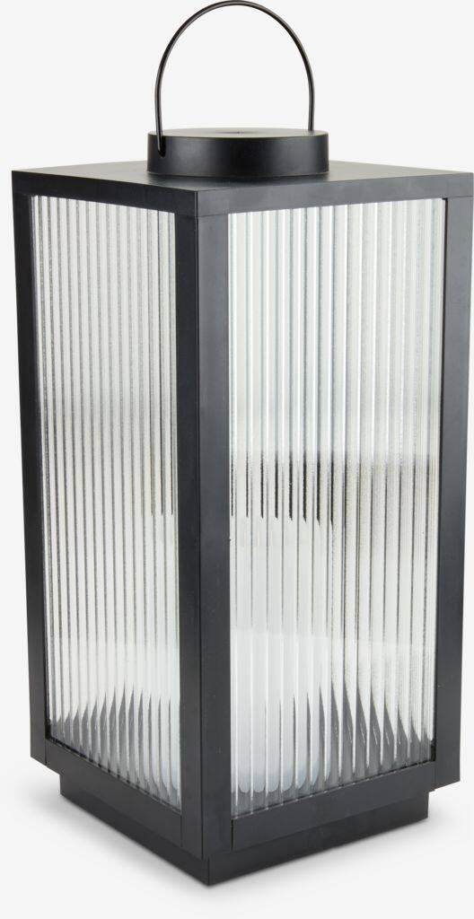 GULDSMED GULDSMED lanterne, bredde 22xlængde 22xhøjde 48 cm, med LED, sort