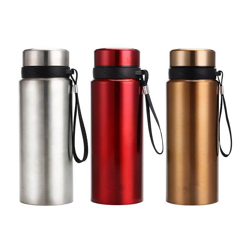 750 ml di grande capacità, alla moda, portatile Thermos isolato sottovuoto in acciaio inox, tazza termica per viaggi, caffè e acqua