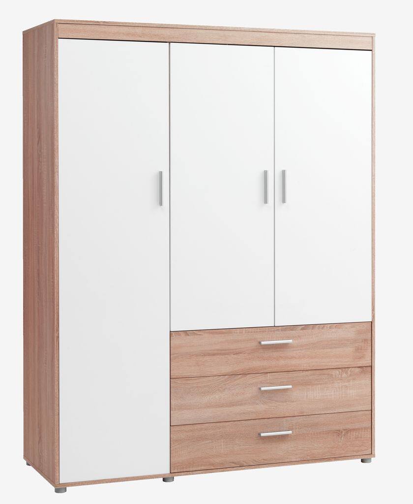 BIRKELSE BIRKELSE skab 150x198 lys eg/hvid