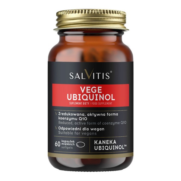 Salvitis Vege Ubiquinol, kapsułki miękkie, 60 szt.