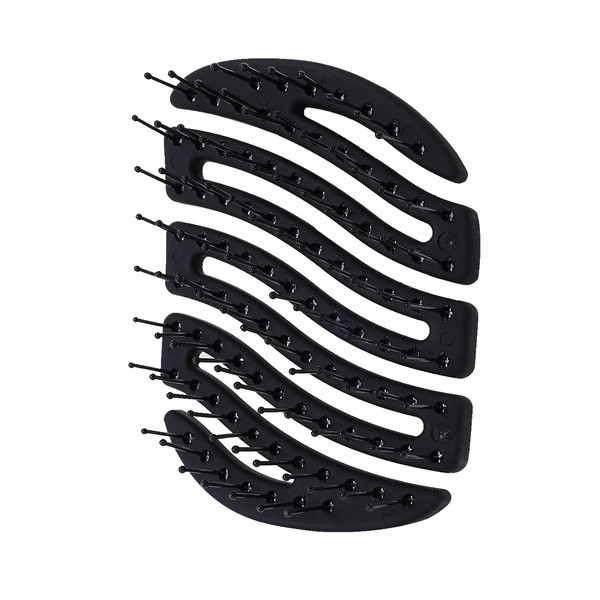 Zestaw Sister Young, Ovia BV Black, szczotka do włosów z naturalnego włosia dzika, 1 szt. + Mila NV Black, mała, podręczna szczotka do włosów, 1 szt.