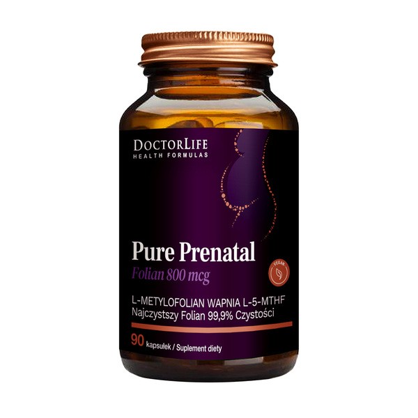 Doctor Life Pure Prenatal Folian 800, kapsułki, 90 szt.