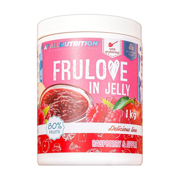 Allnutrition Frulove In Jelly Raspberry & Apple, frużelina malina i jabłko, 1000 g