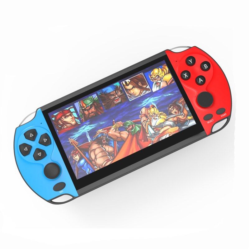 X12 Gaming 5.1 inch Handheld Portable Game Console 8GB preinstalled 2000 free games support TV Out video game machine boy player