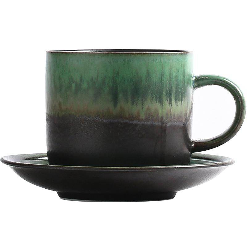 Luksusowa filiżanka do kawy i spodek, europejska porcelana kostna, zestaw filiżanek do herbaty i spodków, Tazas Ceramica, kreatywne naczynia do picia OO5BD