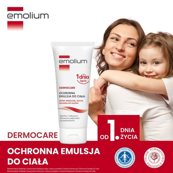 Emolium Dermocare, emulsja do ciała, 200 ml